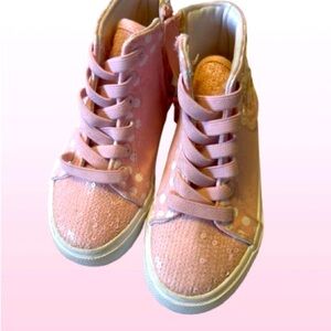 Disney Pink Sparkly Sneakers for Everyday Style